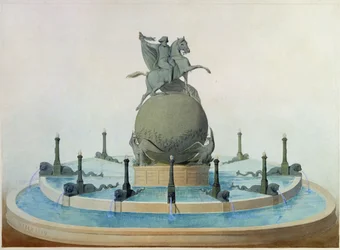 Project voor het monument ter ere van Napoleon